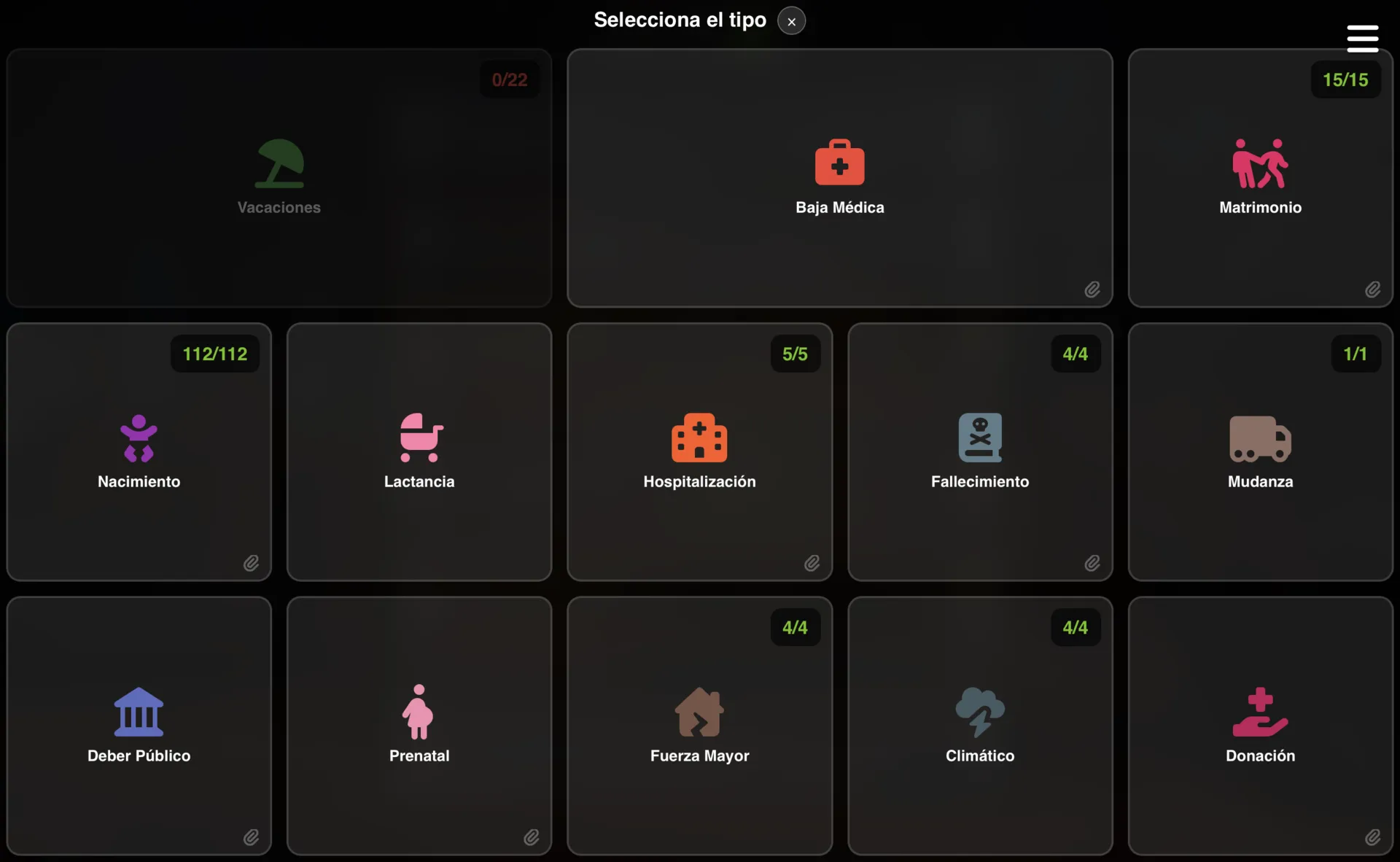 Agregar vacaciones PC